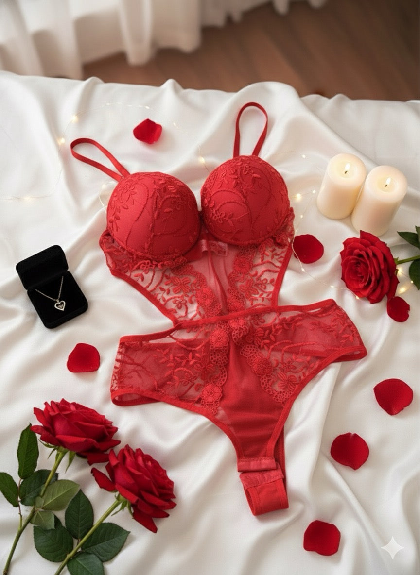 Ensemble Elegance rouge