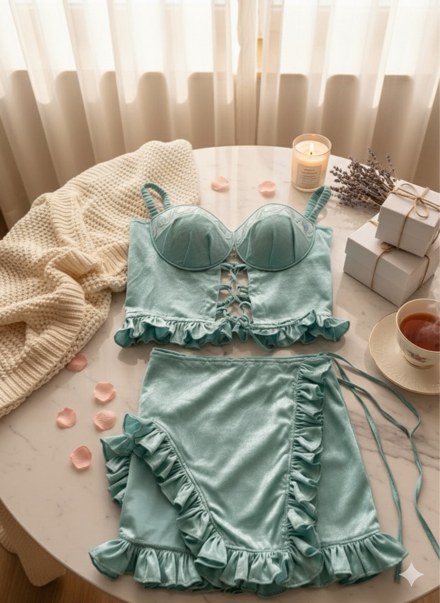 Nuisette soie brillant