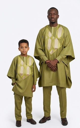 - Ensemble Homme 3 Pièces Aïd Olive